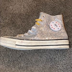 Glitter Converse High Tops